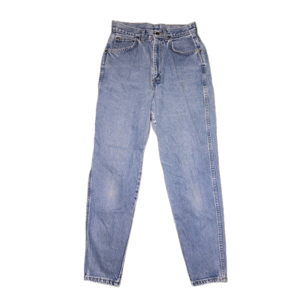 Chic Jeans women's Size 12 Straight Leg High Rise 100% Cotton Made In USA